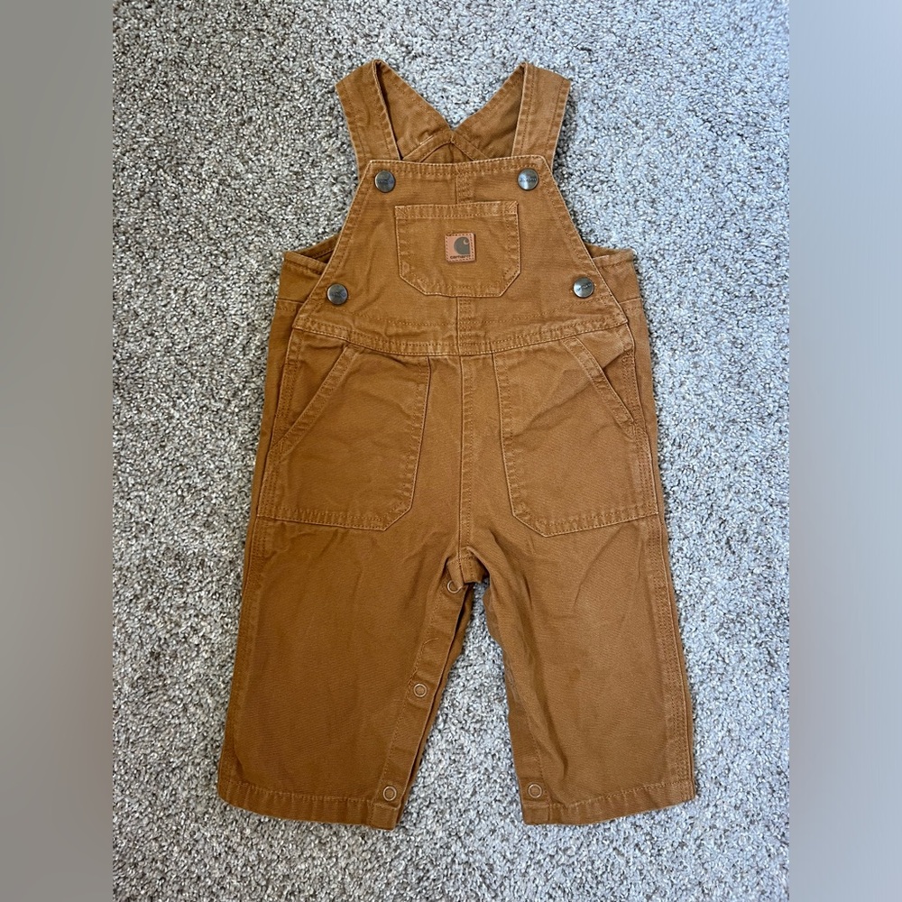 Carhartt baby overalls size 9 months